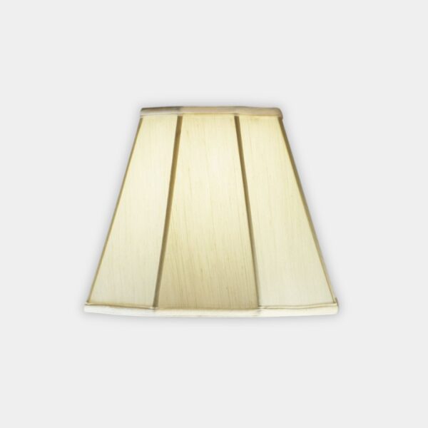 White Silk Octagonal Shade
