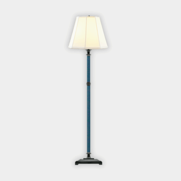 Microsun Classic – Library of Congress Floor – Designer Collection in Slate Blue Faux Leather