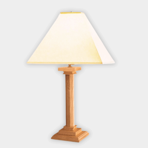 Microsun Classic - Mission Amish Hardwood Table Lamp